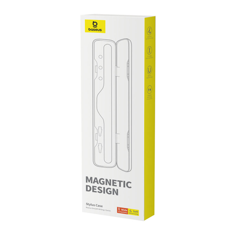 Carcasa magnetica stylus pen Baseus, alb, P80015808211-00