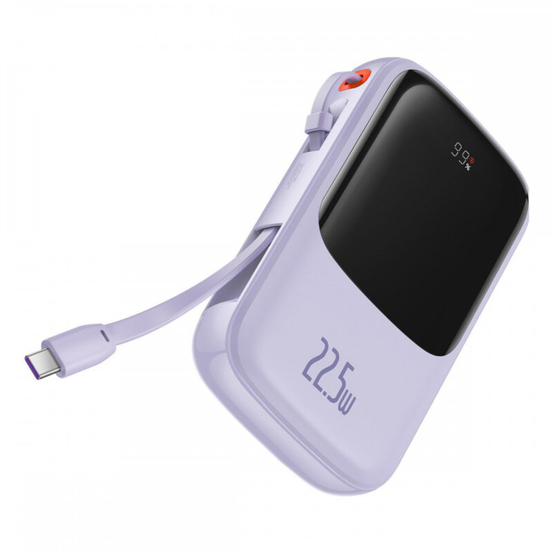 Acumulator extern 20000mAh Baseus cu cablu tip C, PPQD030105