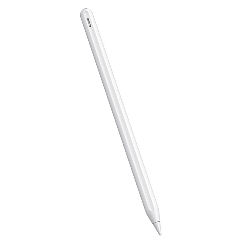 Stylus Pen magnetic cu indicator LED pentru iPad Baseus, alb