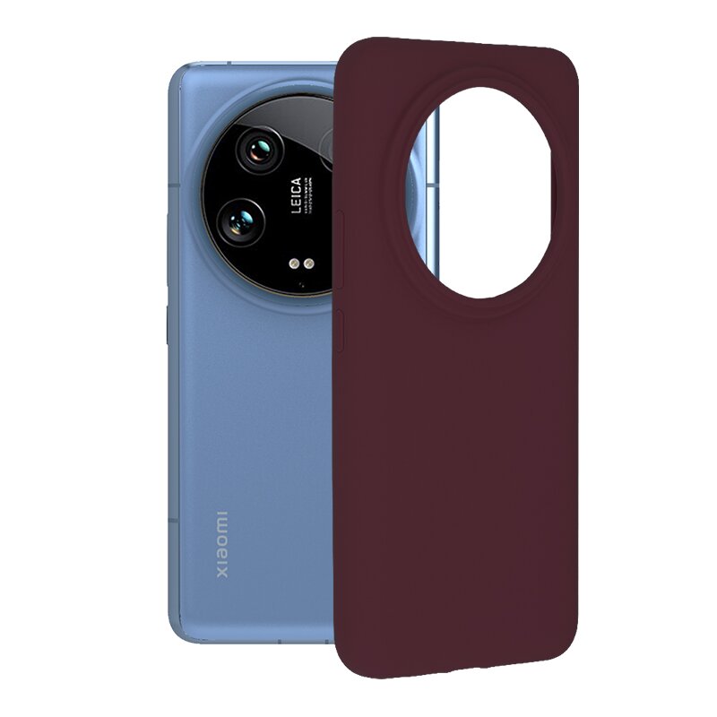 Husa Xiaomi 14 Ultra Techsuit Soft Edge Silicone, violet
