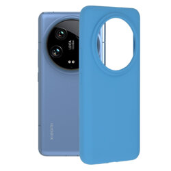 Husa Xiaomi 14 Ultra Techsuit Soft Edge Silicone, albastru