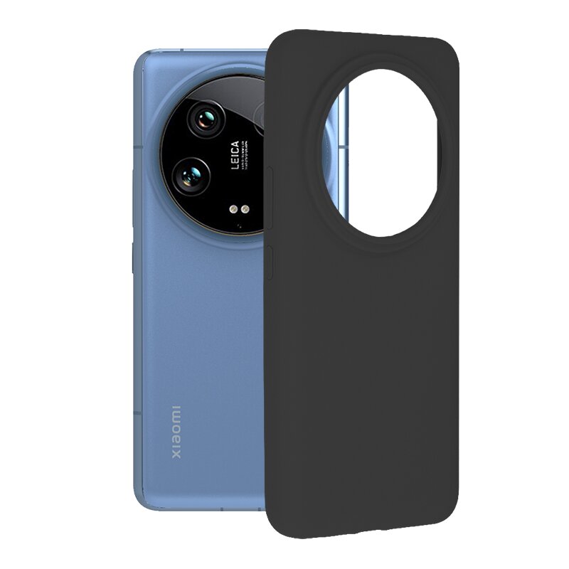 Husa Xiaomi 14 Ultra Techsuit Soft Edge Silicone, negru