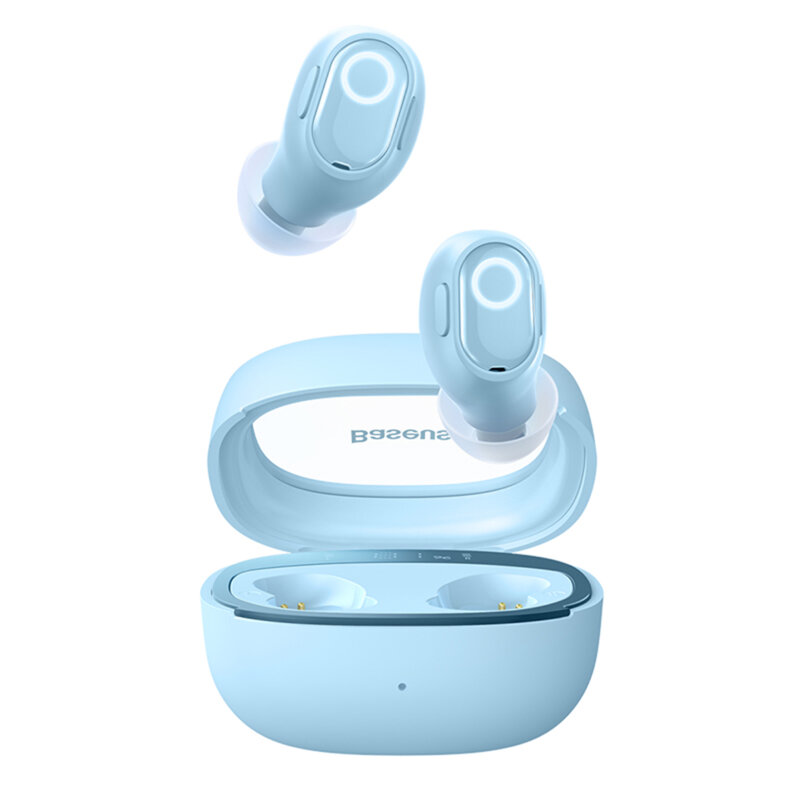 Casti Bluetooth True Wireless in-ear Baseus WM02+, albastru
