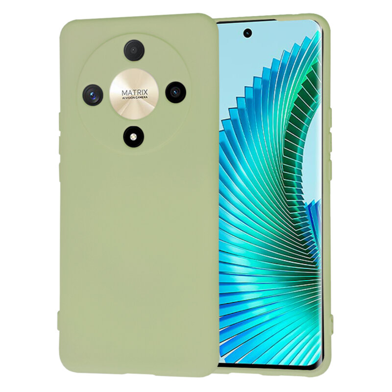 Husa silicon Honor Magic6 Lite Techsuit SoftFlex, verde