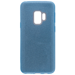 Husa Samsung Galaxy S9 Color TPU Sclipici - Albastru