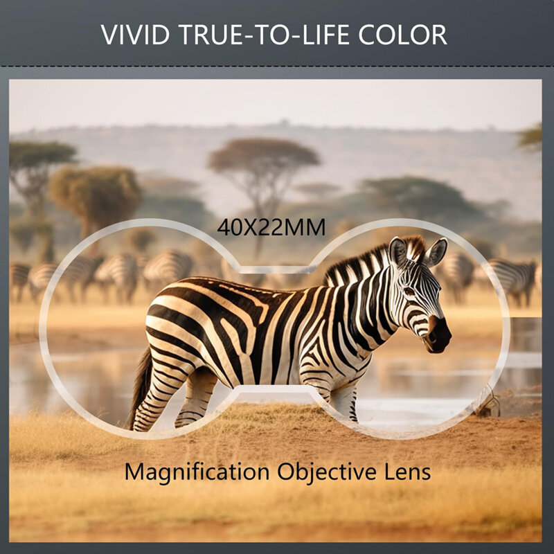 Binoclu de vanatoare waterprooof 40x22 Techsuit BN2, negru