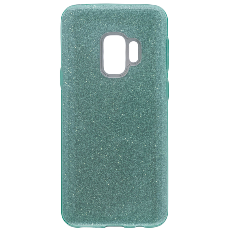 Husa Samsung Galaxy S9 Color TPU Sclipici - Verde