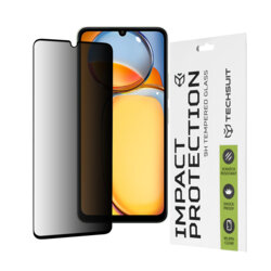 Folie sticla Xiaomi Redmi 13C 4G Techsuit 111D Privacy Full Glue, negru