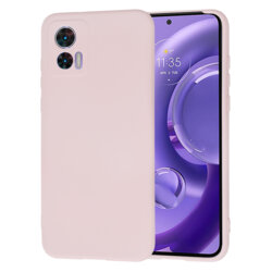 Husa silicon Motorola Edge 30 Neo Techsuit SoftFlex, roz pudra