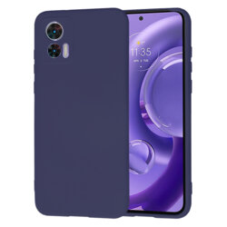 Husa silicon Motorola Edge 30 Neo Techsuit SoftFlex, bleumarin