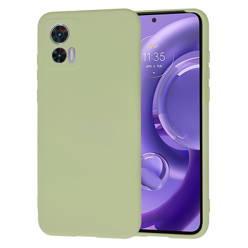 Husa silicon Motorola Edge 30 Neo Techsuit SoftFlex, verde