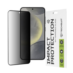 Folie sticla Samsung Galaxy S24 Techsuit 111D Privacy Full Glue, negru