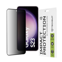 Folie sticla Samsung Galaxy S23 Techsuit 111D Privacy Full Glue, negru