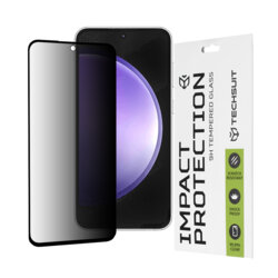 Folie sticla Samsung Galaxy S23 FE Techsuit 111D Privacy Full Glue, negru