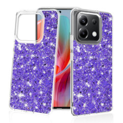 Husa cu sclipici Xiaomi Poco X6 Techsuit Sparkly Glitter, mov