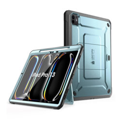 Husa iPad Pro 13 (2024) Supcase Unicorn Beetle Pro, albastru