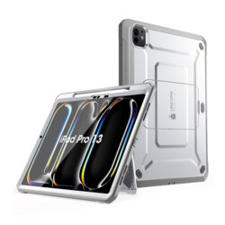 Husa iPad Pro 13 (2024) Supcase Unicorn Beetle Pro, alb