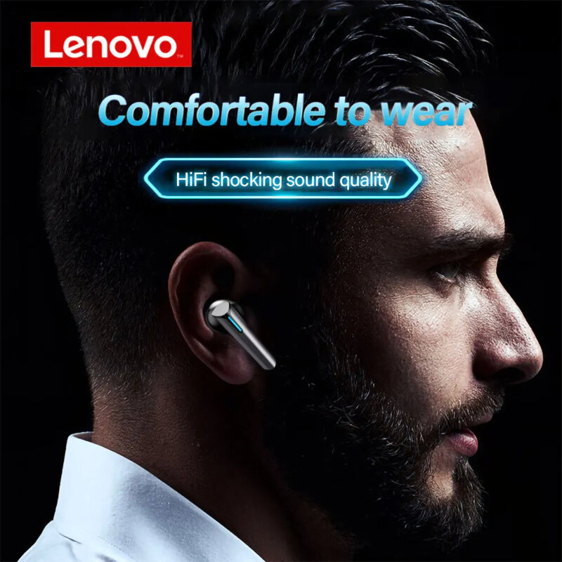Casti Bluetooth wireless pentru gaming Lenovo XG02, alb