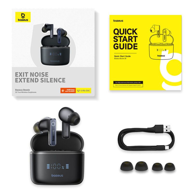 Casti in-er Bluetooth True Wireless Baseus, A00073100126-00
