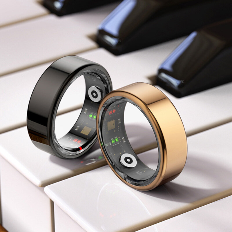 Inel inteligent unisex premium Techsuit R02, 62.2mm, QRing, roz