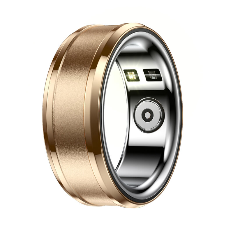 Smart ring unisex Techsuit R3, 62.2mm, fitness, EcTri, auriu