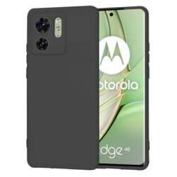 Husa silicon Motorola Edge 40 Techsuit SoftFlex, negru