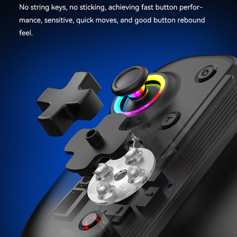 Gamepad telefon/tableta Bluetooth 400mAh, Techsuit BSP-D8 Pro, alb