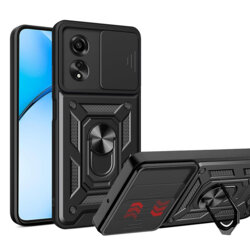 Husa Oppo A60 4G protectie camera Techsuit CamShield Series, negru
