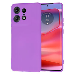 Husa silicon Motorola Edge 50 Pro Techsuit SoftFlex, mov