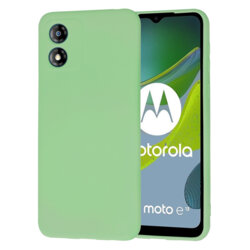Husa silicon Motorola Moto E13 Techsuit SoftFlex, verde deschis
