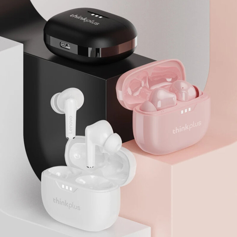 Casti Bluetooth wireess Noise Cancelling Lenovo LP3 Pro, alb