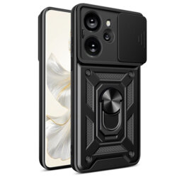 Husa Honor 100 Pro protectie camera Techsuit CamShield Series, negru