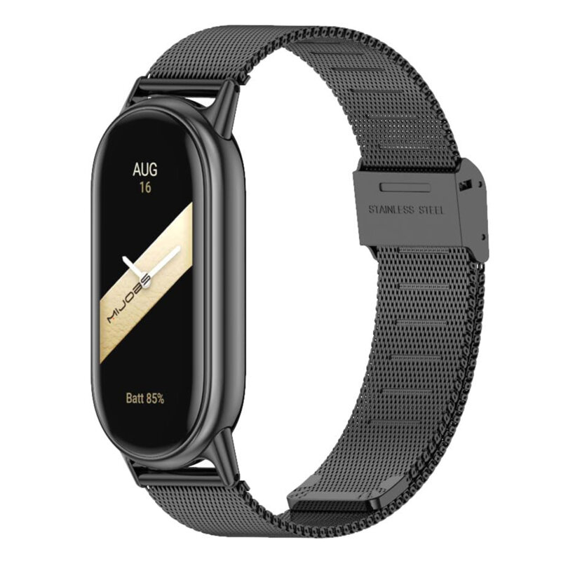 Curea Xiaomi Mi Band 8 NFC Techsuit, negru, W022