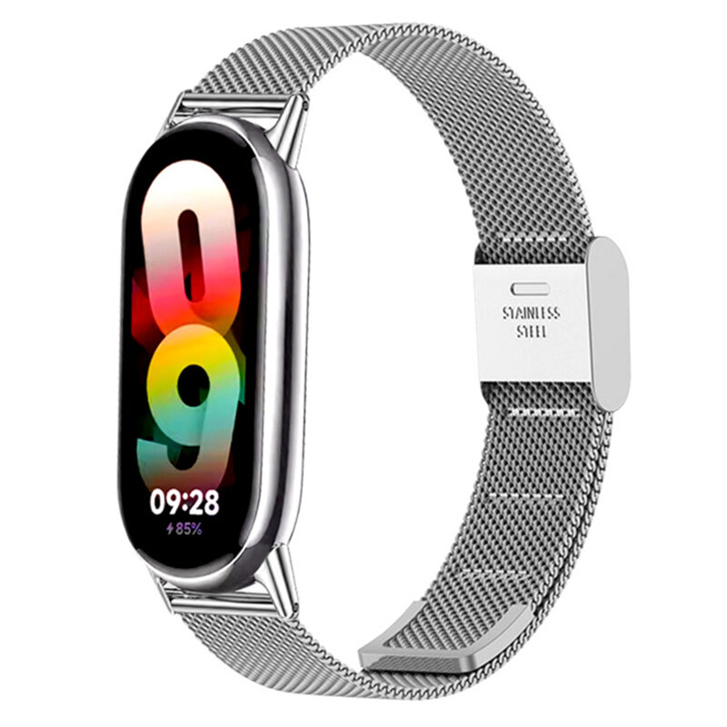 Curea Xiaomi Mi Band 8 NFC Techsuit, argintiu, W022