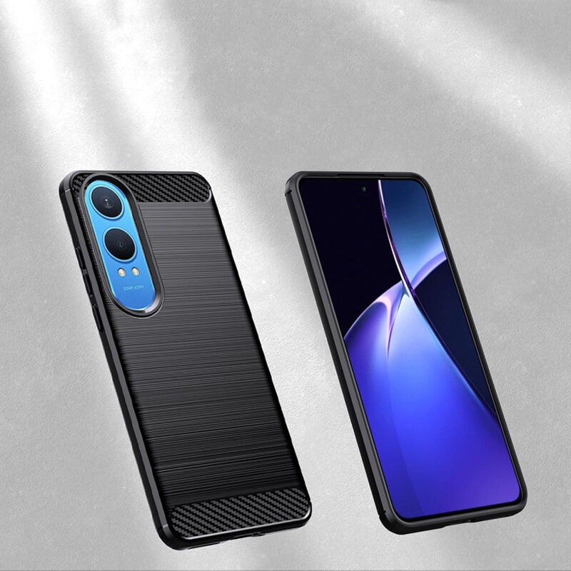 Husa OnePlus Nord CE4 Lite Techsuit Carbon Silicone, albastru