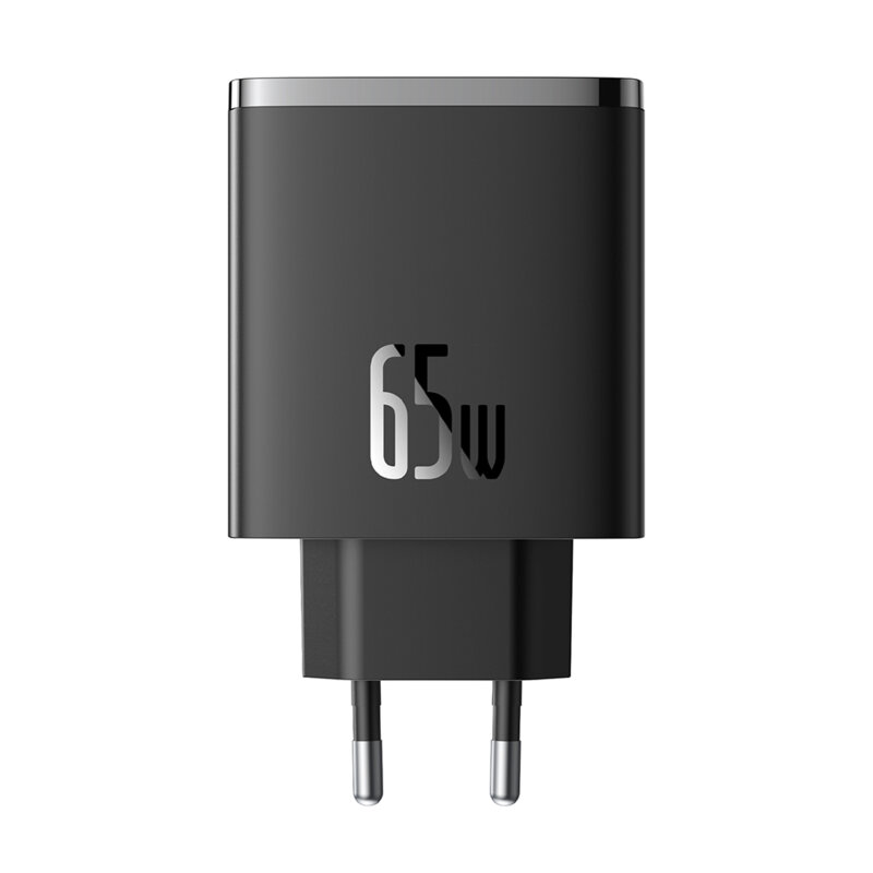 Incarcator priza Fast Charge Baseus Cube Pro, 65W, negru