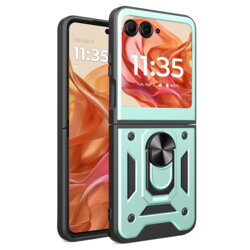 Husa Motorola Razr 50 protectie camera Techsuit CamShield Series, verde