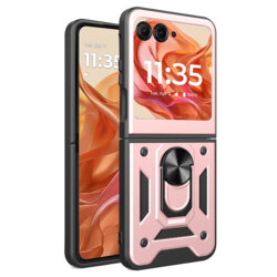 Husa Motorola Razr 50 protectie camera Techsuit CamShield Series, roz