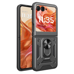 Husa Motorola Razr 50 protectie camera Techsuit CamShield Series, negru