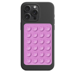 Suport adeziv cu ventuze pentru telefon Techsuit SP-PAD, mov