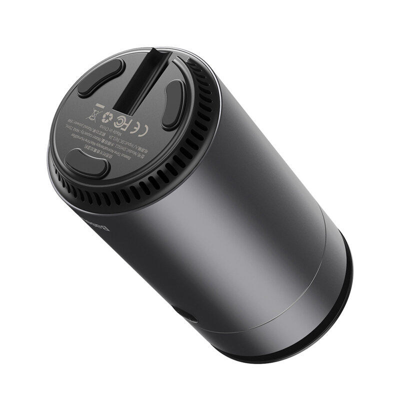Umidificator de aer pentru masina Baseus, 6W, 75ml, gri, DHSG-0G