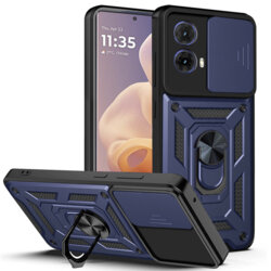 Husa Motorola Moto G85 protectie camera Techsuit CamShield Series, albastru