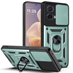 Husa Motorola Moto G85 protectie camera Techsuit CamShield Series, verde