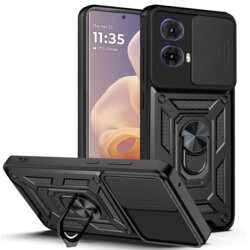 Husa Motorola Moto G85 protectie camera Techsuit CamShield Series, negru