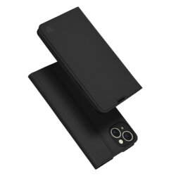Husa iPhone 15 Plus Techsuit Magskin Book, negru