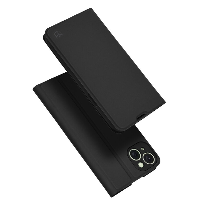 Husa iPhone 15 Plus Techsuit Magskin Book, negru