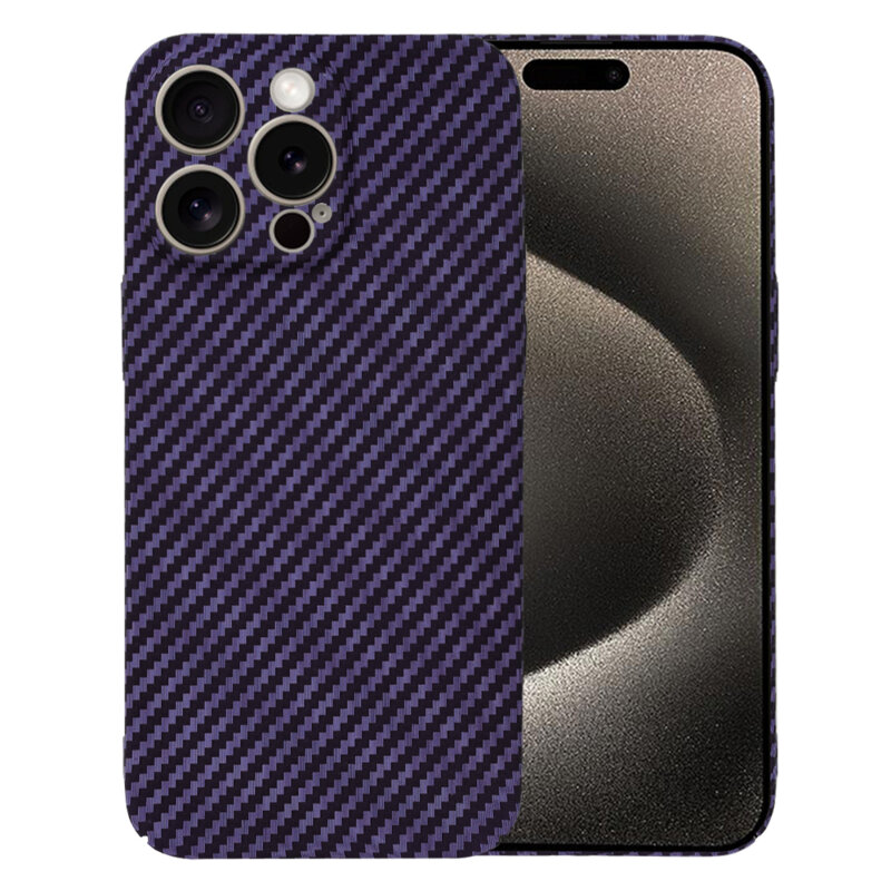Husa iPhone 15 Pro Max Techsuit Carbonite FiberShell, mov