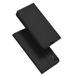 Husa iPhone XR Techsuit Magskin Book, negru