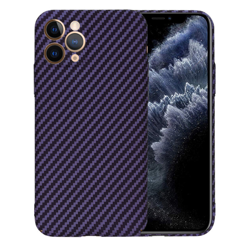 Husa iPhone 11 Pro Techsuit Carbonite FiberShell, mov