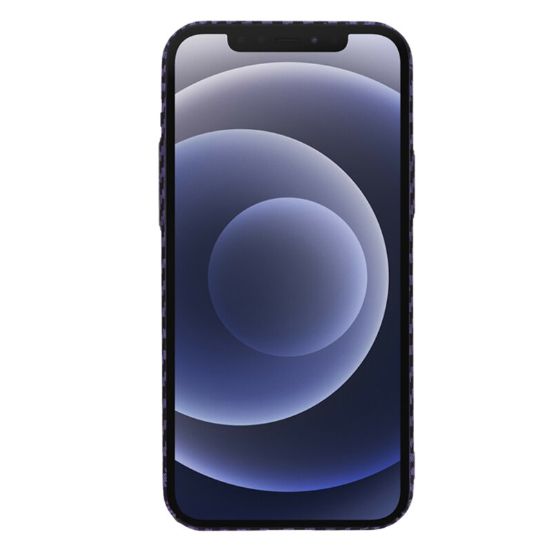 Husa iPhone 12 Techsuit Carbonite FiberShell, mov